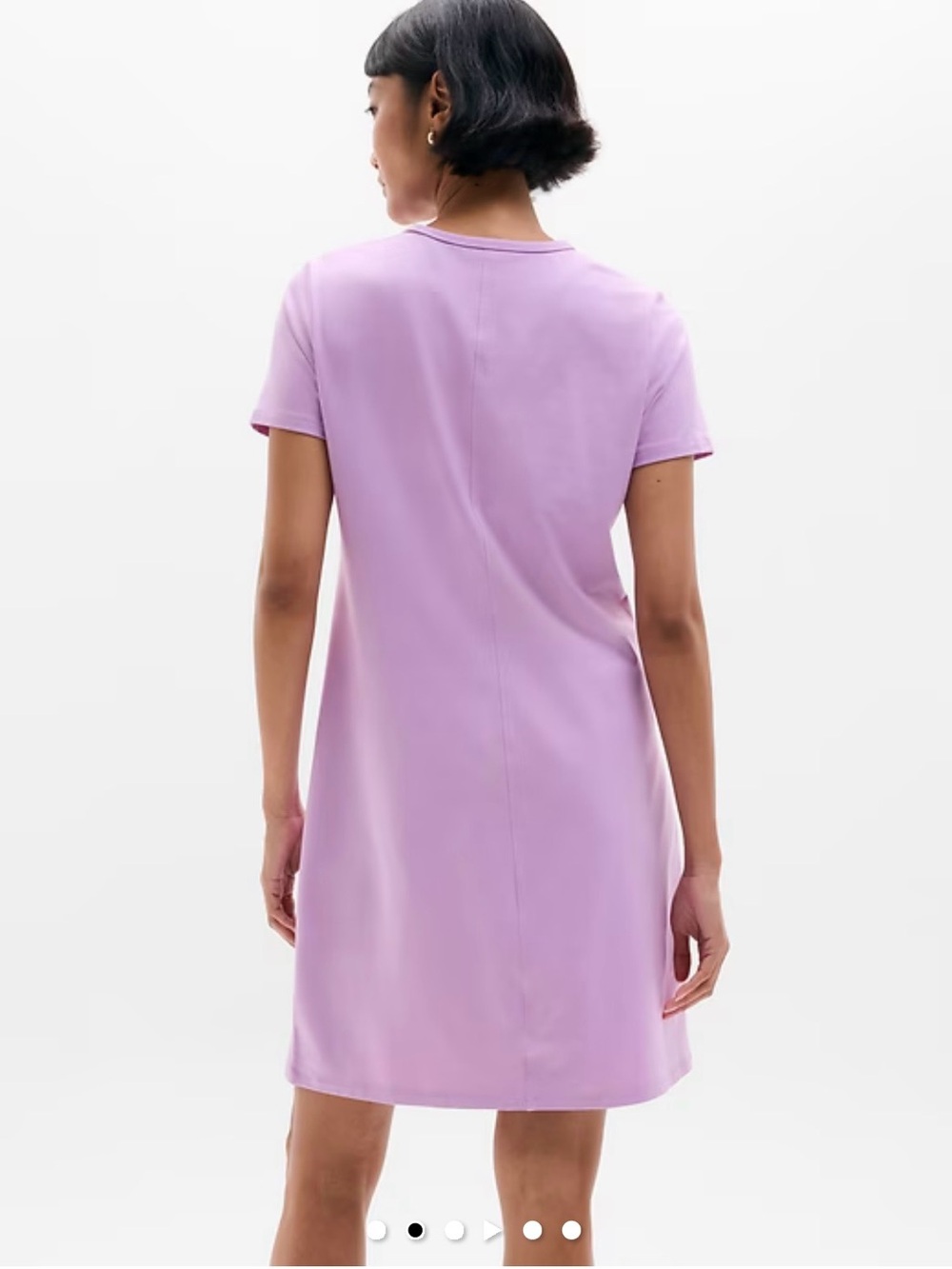 Athleta Essential Tee Dress Supima Cotton Women’s Medium Tall - Picture 2 of 5